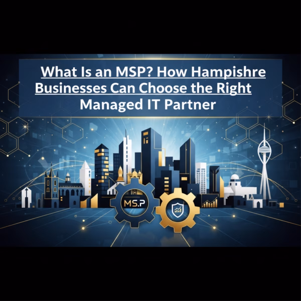 person sitting front of laptop, MSP, Managed Service Provider, what is an MSP